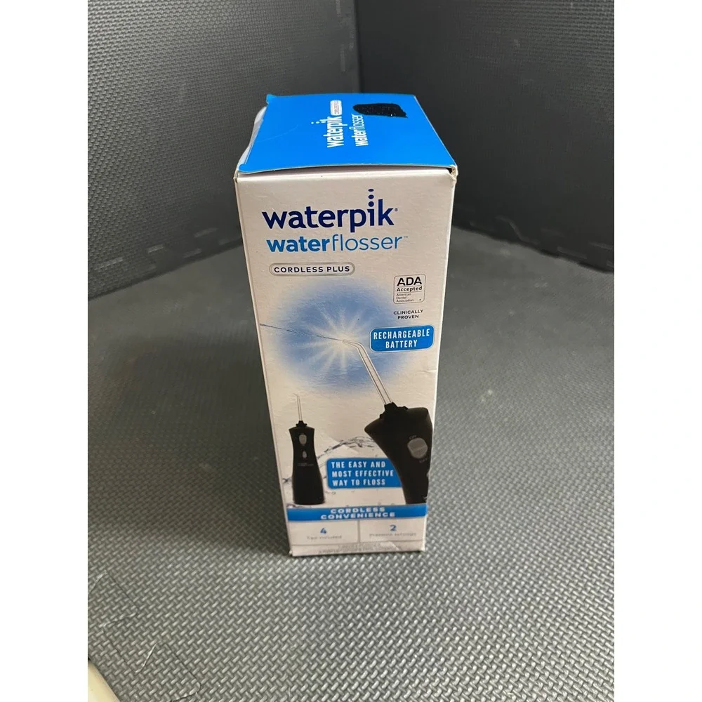 Waterpik Water‎ Flosser Cordless Plus Black Rechargeable Battery
